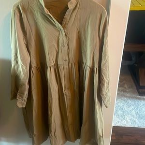 XXL olive dress